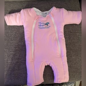 NWOT Pink Baby Merlin’s Cotton Magic Sleepsuit